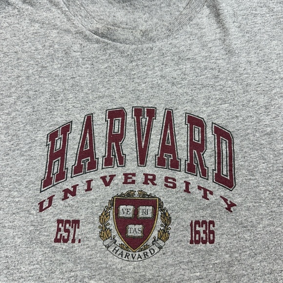 (L) Harvard University T Shirt Men - Picture 2 of 2